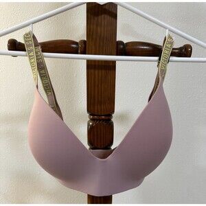 Victoria’s Secret Lightly Lined Wireless Bra 32DDD Taupe Seamless T-Shirt NWT